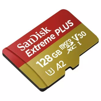 SanDisk micro SDXC Karte 128GB Extreme PLUS (200 MB/s Klasse 10, UHS-I U3 V30)   Adapter