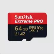 SanDisk micro SDXC Karte 64GB Extreme PRO (200 MB/s Klasse 10, UHS-I U3 V30)   Adapter