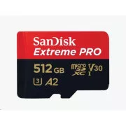 SanDisk micro SDXC Karte 512GB Extreme PRO (200 MB/s Klasse 10, UHS-I U3 V30)   Adapter
