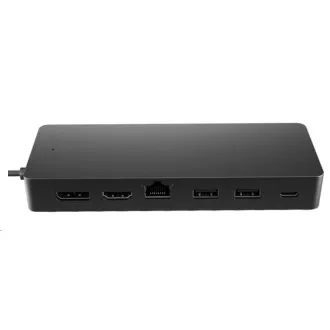 HP Dockingstation - Universal USB-C Multiport Hub (2x USB-A 3.2, 1xUSB-C, 1xHDMI 2.0, 1xDP 1.2, USB-C 65W, RJ45, ohne Netzteil