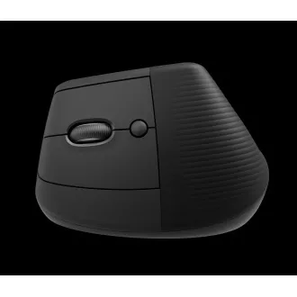 Logitech Lift Vertical Ergonomic Mouse for Business, Linkshänder, 2.4GHZ/BT, graphit/schwarz
