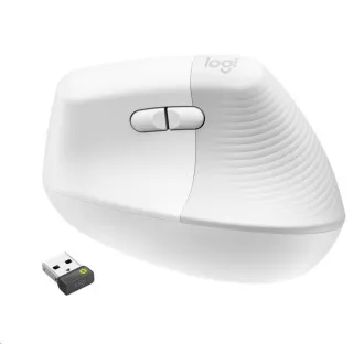 Logitech Wireless Mouse Lift for Business, cremefarben/hellgrau