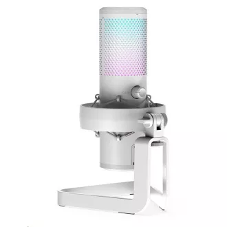 SPC Gear Mikrofon AXIS Streaming-Mikrofon Onyx Weiß USB