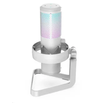 SPC Gear Mikrofon AXIS Streaming-Mikrofon Onyx Weiß USB