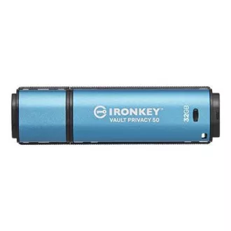 Kingston Flash Disk IronKey 32GB Vault Privacy 50 AES-256 verschlüsselt, FIPS 197