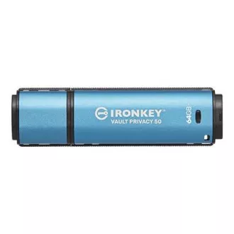 Kingston 64GB IronKey Vault Privacy 50 AES-256 verschlüsselt, FIPS 197