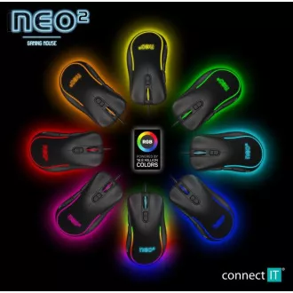 CONNECT IT NEO 2 Gaming-Maus SW, 7200 DPI, schwarz CONNECT IT NEO 2 Gaming-Maus SW, 7200 DPI, schwarz