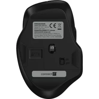 CONNECT IT Dual SmartSwitch Funkmaus, USB-A   C ( 1x AA-Batterie frei), grau