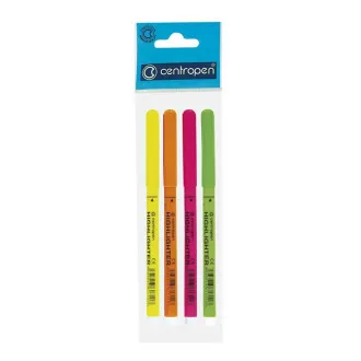 Textmarker Centropen 2532/4 4 Farben zylindrische Spitze 1,8 mm