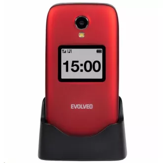 EVOLVEO EasyPhone FP, 2,8"-Klapphandy für Senioren mit Ladestation, rot EVOLVEO EasyPhone FP, 2,8"-Klapphandy für Senioren mit Ladestation, rot