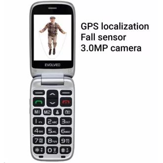 EVOLVEO EasyPhone FP, 2,8"-Klapphandy für Senioren mit Ladestation, rot EVOLVEO EasyPhone FP, 2,8"-Klapphandy für Senioren mit Ladestation, rot