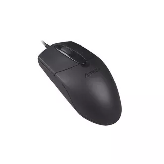 A4tech Maus OP-720, 1 Rad, 3 Tasten, USB, schwarz