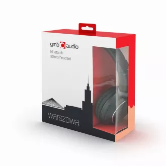 GEMBIRD Kopfhörer mit Mikrofon Warszawa, Bluetooth, schwarz GEMBIRD Kopfhörer mit Mikrofon Warszawa, Bluetooth, schwarz