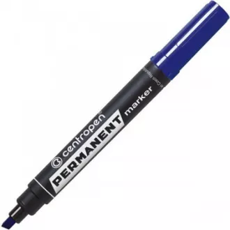 Marker Centropen 8576 permanent blau Keilspitze 1-4,6mm