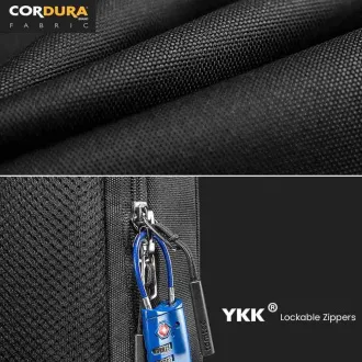 tomtoc Backpack - Rucksack für bis zu 16" Laptop, 15 L, schwarz tomtoc Backpack - Rucksack für bis zu 16" Laptop, 15 L, schwarz