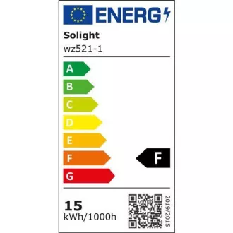Solight LED-Lampe, klassische Form, 15W, E27, 6000K, 220°, 1275lm