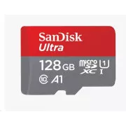 SanDisk MicroSDXC-Karte 128GB Ultra (140 MB/s, A1 Klasse 10 UHS-I)   Adapter