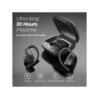 MPOW Flame Lite - Bluetooth-Sportkopfhörer, schwarz