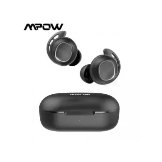 MPOW M30 - kabelloser Kopfhörer mit wiederaufladbarer Box, schwarz MPOW M30 - kabelloser Kopfhörer mit wiederaufladbarer Box, schwarz
