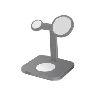 COTEetCI MagSafe 3in1 AirPods/iPhone/Apple Watch Ständer und Ladestation WS-36, grau COTEetCI MagSafe 3in1 AirPods/iPhone/Apple Watch Ständer und Ladestation WS-36, grau