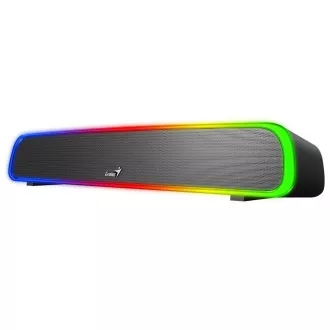 GENIUS USB SoundBar 200BT Lautsprecher/ Bluetooth/ 3, 5" Klinke/ 4W/ RGB/ schwarz