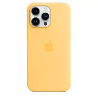 APPLE iPhone 14 Pro Max Silikonhülle mit MagSafe - Sunglow APPLE iPhone 14 Pro Max Silikonhülle mit MagSafe - Sunglow