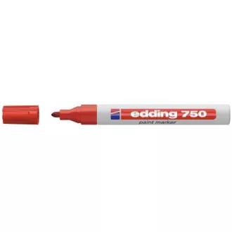 Marker Edding 750 rot lackiert 2-4mm Marker Edding 750 rot lackiert 2-4mm