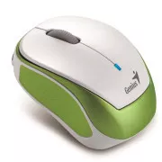GENIUS MicroTraveler 9000R V3 Maus/ 1200 dpi/ kabellos/ wiederaufladbar/ weiß/ grün