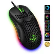 CONNECT IT BATTLE AIR 2 professionelle optische Gaming-Maus   SW, 12800 DPI, schwarz