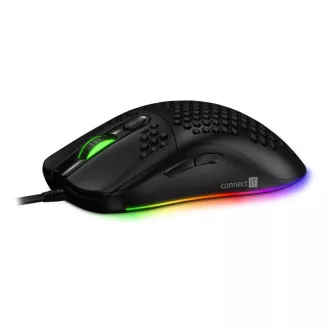 CONNECT IT BATTLE AIR 2 professionelle optische Gaming-Maus   SW, 12800 DPI, schwarz