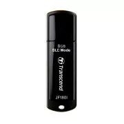 TRANSCEND Flash Drive 8GB JetFlash JF180I, SLC, USB 3.0 (R:155/W:135 MB/s), wide-temp, schwarz