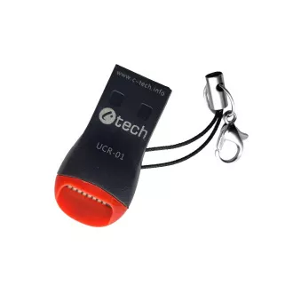 C-TECH Kartenleser UCR-01, USB 2.0 TYPE A, micro SD