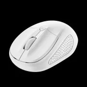 TRUST Mouse PRIMO WIRELESS MOUSE MATT WHITE, USB, kabellos