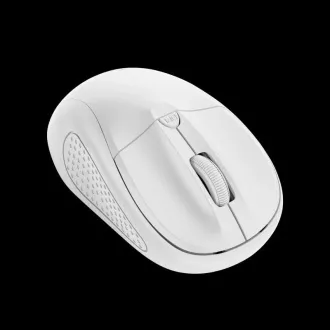 TRUST Mouse PRIMO WIRELESS MOUSE MATT WHITE, USB, kabellos