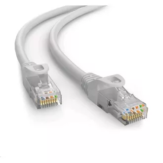 C-TECH Patchkabel Cat6e, UTP, grau, 15m