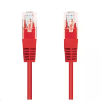 C-TECH Patchkabel Cat5e, UTP, rot, 5m