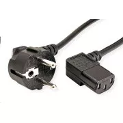 C-TECH 220/230V Netzkabel, gebrochen, VDE, 2m