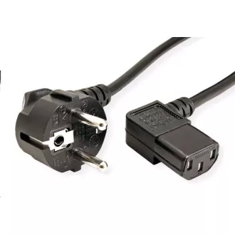 C-TECH 220/230V Netzkabel, gebrochen, VDE, 2m