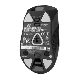 ASUS Maus ROG GLADIUS III Wireless Aimpoint Schwarz, RGB, Bluetooth ASUS Maus ROG GLADIUS III Wireless Aimpoint Schwarz, RGB, Bluetooth