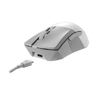 ASUS-Maus ROG GLADIUS III Wireless Aimpoint Weiß (P711), RGB, Bluetooth, Weiß