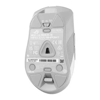 ASUS-Maus ROG GLADIUS III Wireless Aimpoint Weiß (P711), RGB, Bluetooth, Weiß