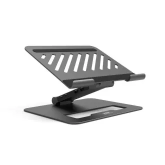 PORT Dockingstation mit Laptop-Halterung für bis zu 7 Peripheriegeräte über USB-C, schwarz PORT Dockingstation mit Laptop-Halterung für bis zu 7 Peripheriegeräte über USB-C, schwarz