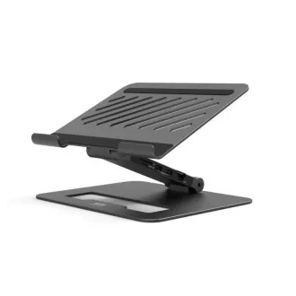 PORT Dockingstation mit Laptop-Halterung für bis zu 7 Peripheriegeräte über USB-C, schwarz PORT Dockingstation mit Laptop-Halterung für bis zu 7 Peripheriegeräte über USB-C, schwarz
