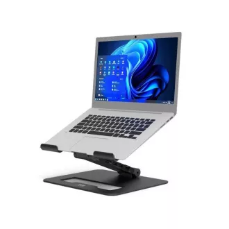 PORT Dockingstation mit Laptop-Halterung für bis zu 7 Peripheriegeräte über USB-C, schwarz PORT Dockingstation mit Laptop-Halterung für bis zu 7 Peripheriegeräte über USB-C, schwarz