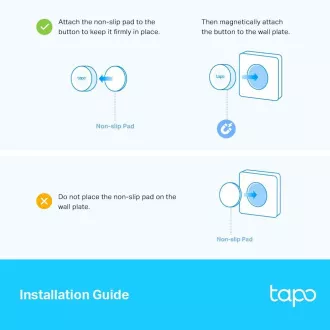 TP-Link Tapo S200D Smart Button mit Einbaurahmen