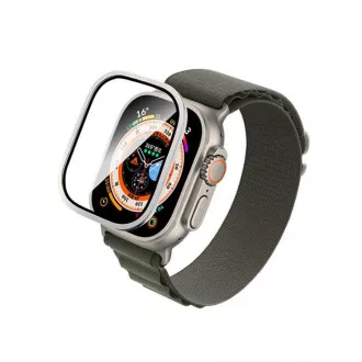 COTECi Titanium Legierung Rahmen Saphir Film für Apple Watch Ultra 49mm