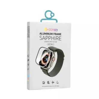 COTECi Titanium Legierung Rahmen Saphir Film für Apple Watch Ultra 49mm