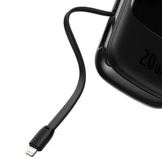 Baseus Qpow Pro Digitales Display Schnellladung Power Bank 20000mAh 20W iP Schwarz Baseus Qpow Pro Digitales Display Schnellladung Power Bank 20000mAh 20W iP Schwarz