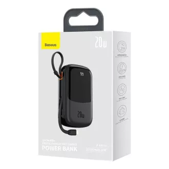 Baseus Qpow Pro Digitales Display Schnellladung Power Bank 20000mAh 20W iP Schwarz Baseus Qpow Pro Digitales Display Schnellladung Power Bank 20000mAh 20W iP Schwarz