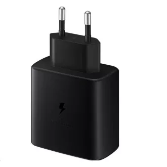 Samsung Reiseladegerät EP-T4510XBE, Schnellladung 45W, USB-C   USB-C Datenkabel, schwarz